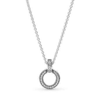 Colar signature circulo duplo