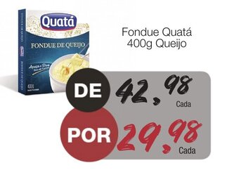 Supermercado Dalben Fondue Quata 400g Queijo oferta