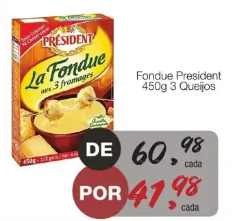 Supermercado Dalben Fondue President 450g 3 Queijos oferta