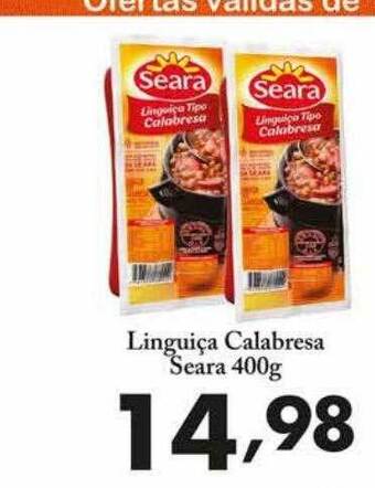 Confiança Supermercados Linguiça calabresa seara oferta