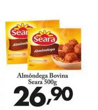 Confiança Supermercados Almôndega bovina seara oferta