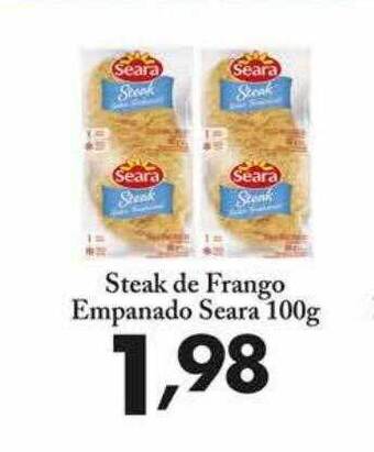 Confiança Supermercados Steak de frango empanado seara oferta