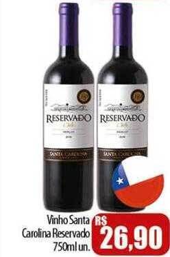 Proença Supermercados Vinho santa carolina reservado oferta