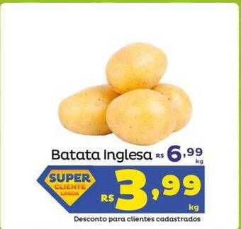 Super Lagoa Batata inglesa oferta