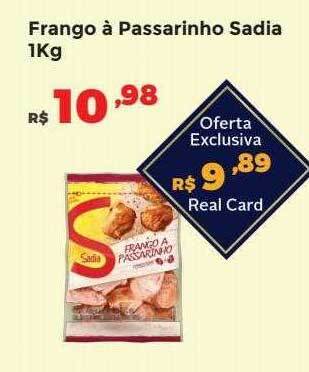 Villarreal Supermercados Frango à passarinho sadia oferta