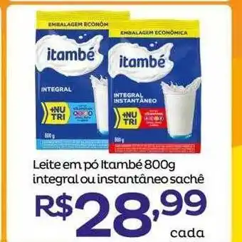 Super Lagoa Leite em pó intambé integral ou instantâneo sachê oferta
