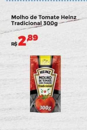 Villarreal Supermercados Molho de tomate heinz tradicional oferta