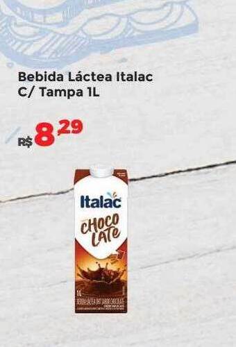 Villarreal Supermercados Bebida láctea italac c- tampa oferta