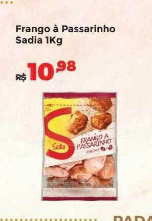 Villarreal Supermercados Frango à passarinho sadia oferta