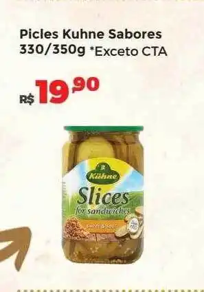 Villarreal Supermercados Picles kuhne sabores oferta