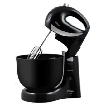 Lojas TaQi Batedeira philco paris 350 w 2 tigelas, preta - 110 volts oferta