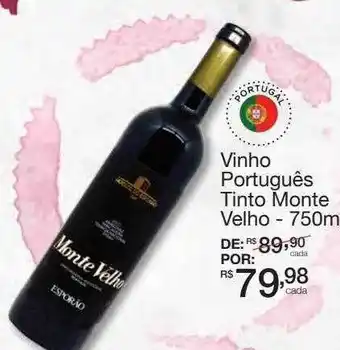 Mambo Vinho português tinto monte velho oferta