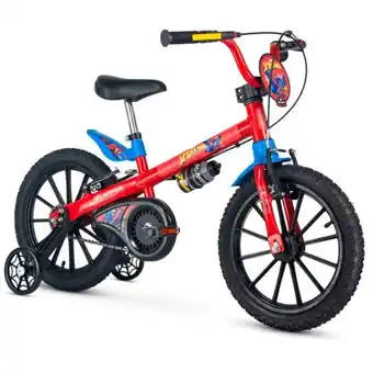Ri Happy Bicicleta infantil aro 16 spider man com rodinhas homem aranha nathor oferta