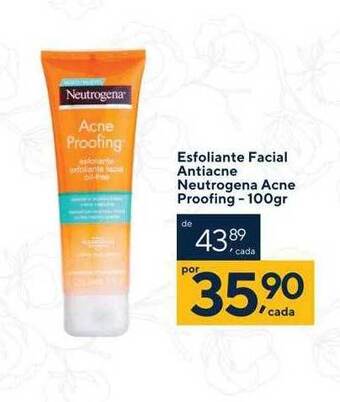 Drogaria Coop Esfoliante facial antiacne neutrogena acne proofing oferta