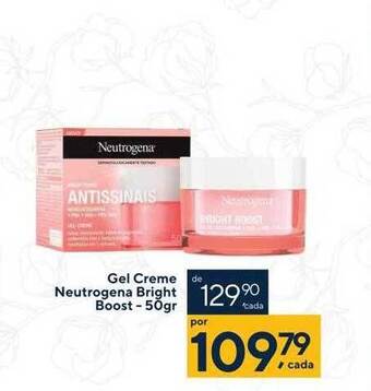 Drogaria Coop Gel creme neutrogena bright boost oferta