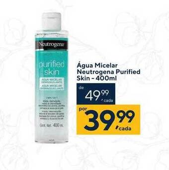 Drogaria Coop Água micelar neutrogena purified skin oferta