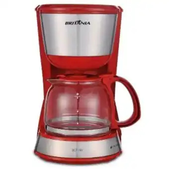 Lojas TaQi Cafeteira britânia plus, inox - 220 volts oferta