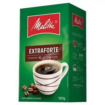 Café moído melitta 500g extra forte