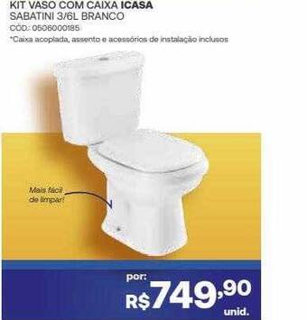 Kit vaso com caixa icasa