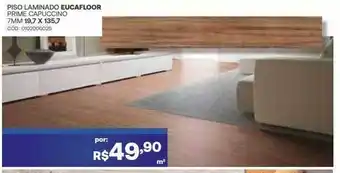 Piso laminado eucafloor prime capuccino
