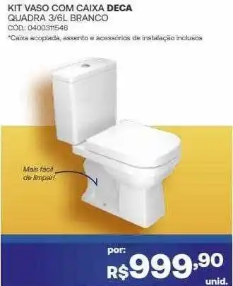 Kit vaso com caixa deca