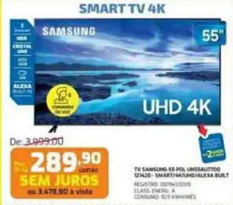 Macavi Tv samsung 55 pol un55au7700 oferta