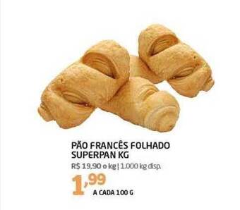 Cooper Pão francês folhado superpan kg oferta