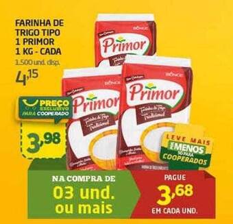 Cooper Farinha de trigo tipo 1 primor oferta