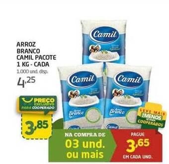 Cooper Arroz branco camil oferta