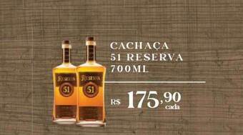 Empório Bahamas Cachaça 51 reserva oferta