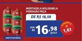 Bahamas Mix Mortadela bolognela perdigão peça oferta