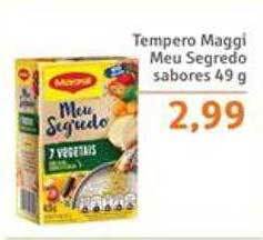 Sonda Tempero maggi meu segredo sabores oferta