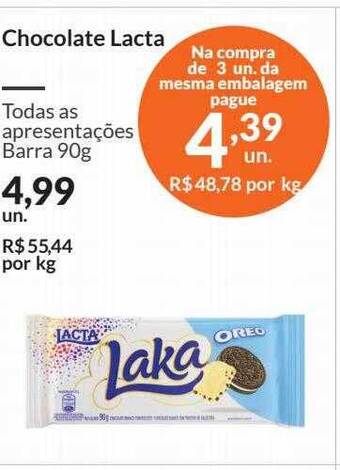 Zaffari Chocolate lacta oferta