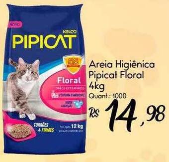 Areia higiênica pipicat floral