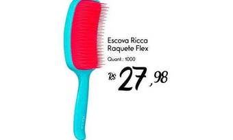 Escova ricca raquete flex