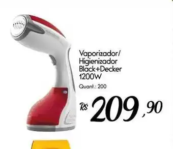 Giassi Supermercados Vaporizador higienizador black+decker oferta