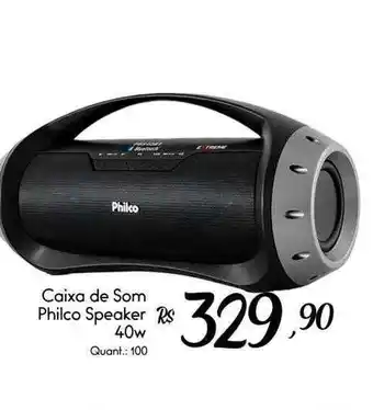 Caixa de som philco speaker 40w