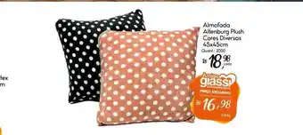 Almofada altenburg plush cores diversas