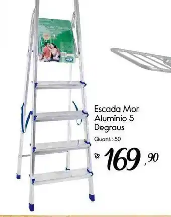 Giassi Supermercados Escada mor alumínio 5 degraus oferta