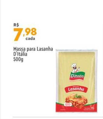Massa para lasanha d'itália