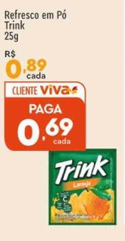 Refresco em pó trink