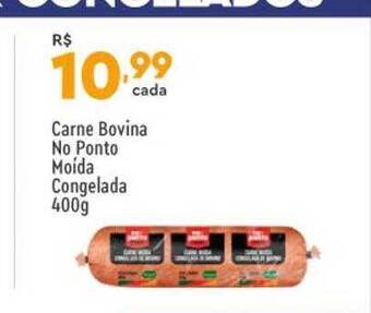 Supper Rissul Carne bovina no ponto moída congelada oferta