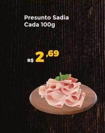 Villarreal Supermercados Presunto sadia cada oferta