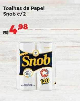 Villarreal Supermercados Toalhas de papel snob c- 2 oferta