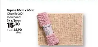 Zaffari Tapete 40x60cm chenille 2101 marchand oferta