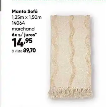 Zaffari Manta sofá marchand oferta