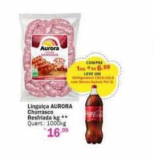 Althoff Supermercados Linguiça aurora churrasco resfriada kg oferta