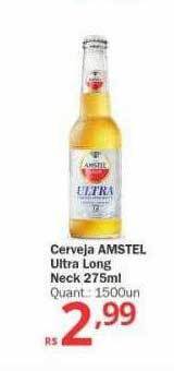 Althoff Supermercados Cerveja amstel ultra long neck oferta