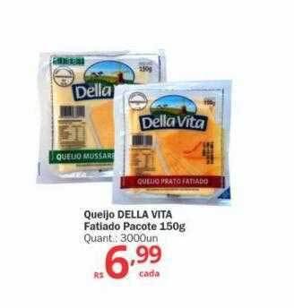 Althoff Supermercados Queijo della vita fatiado oferta