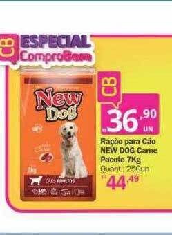 Althoff Supermercados Ração para cão new dog carne oferta
